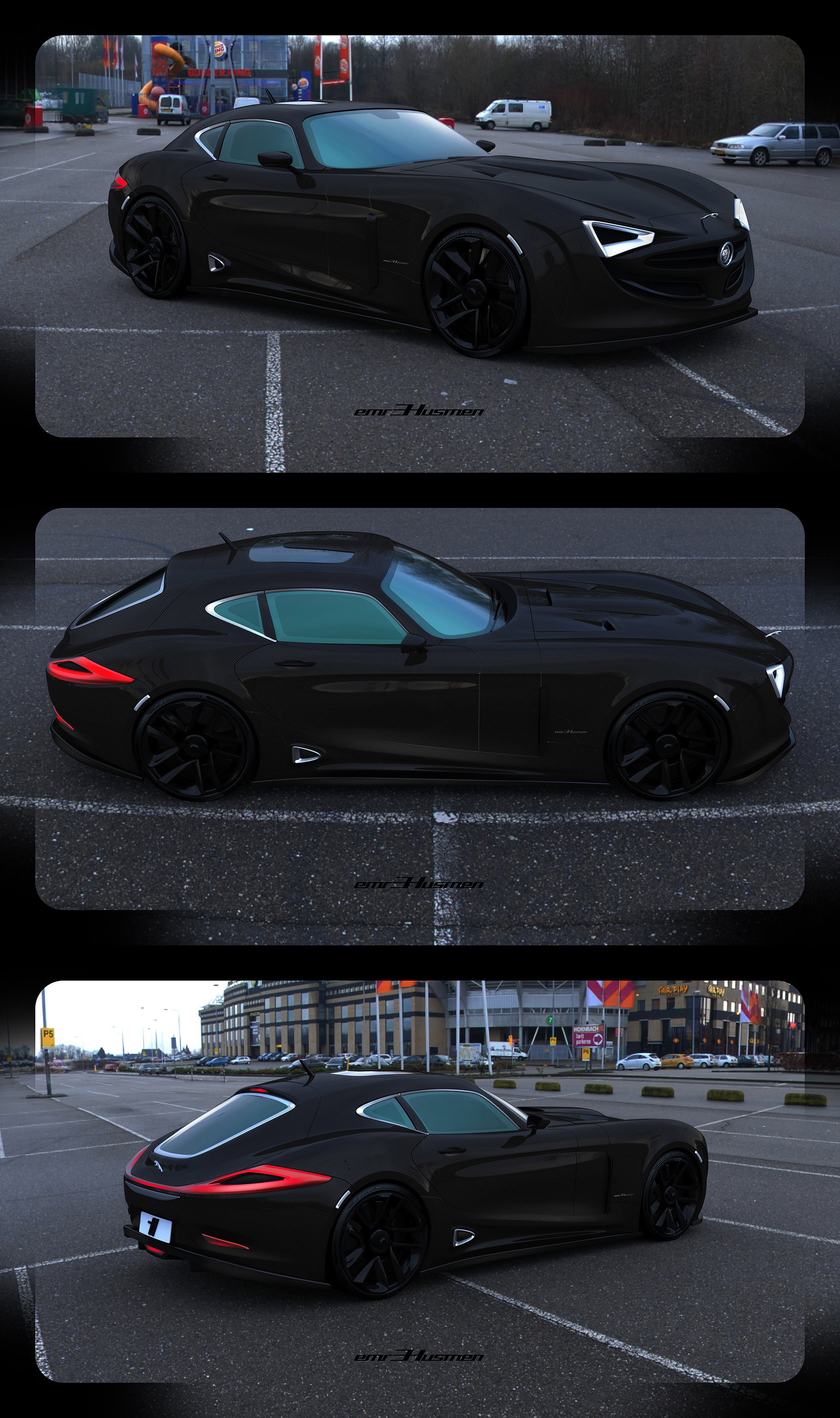 jaguar e x50 rendering 
