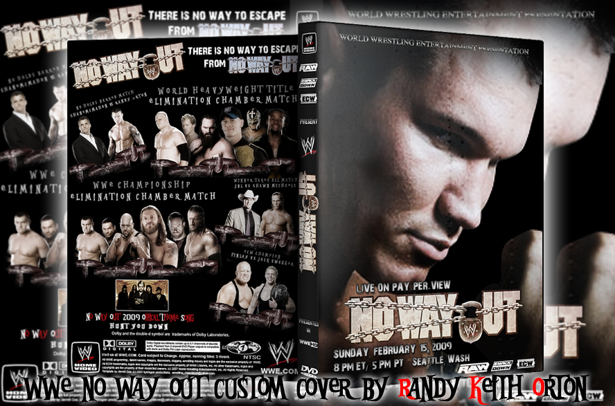 No Way Out Custom Cover by Randy-Keith-Orton
