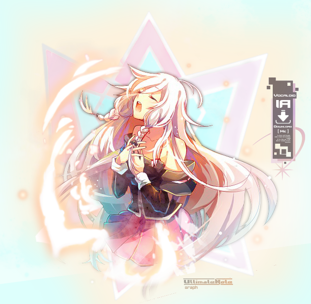 Vocaloid IA Fire theme by UltimateNote