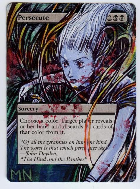 Persecute - MTG Alter by seesic on DeviantArt
