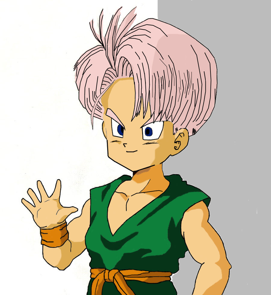 Kid Trunks Colored by ErrGerGer on DeviantArt
