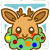 FREE Snuggly Icon : Christmas Eevee by Sarilain