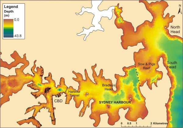 Sydney Harbour Depth Chart
