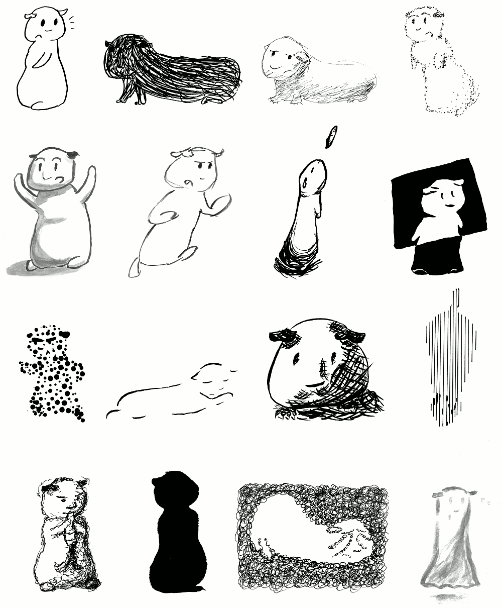 16 Variations on a Guinea Pig