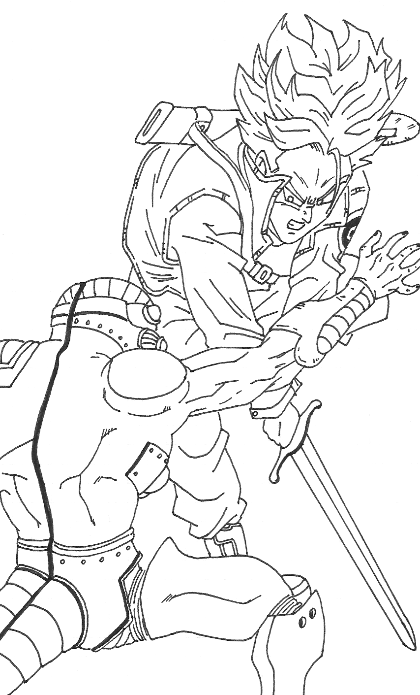 dbz coloring pages frieza - photo #35