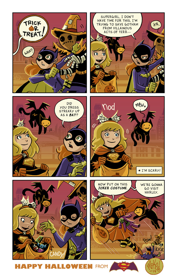 Batgirl (of Burnside) Supergirl Comic by mikemaihack on DeviantArt