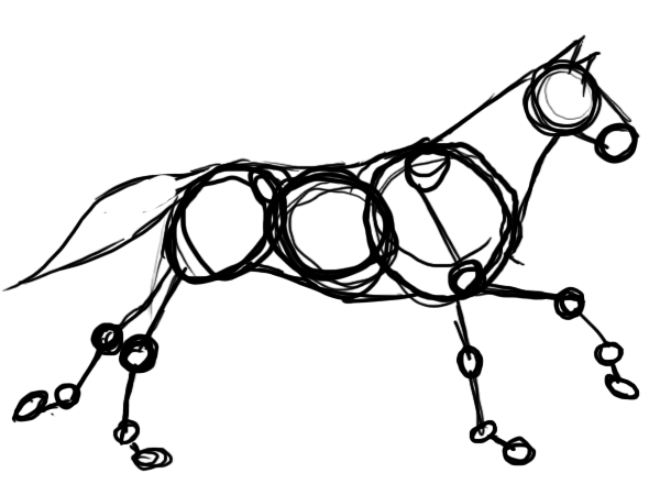 Galloping Horse Animation Test by Abiadura
