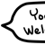 You're Welcome Speech Bubble 1 - Beemote