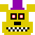 Nightmare Fredbear Head pixel icon