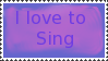 I love to sing by Kezel-stamps