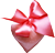 Silk heart with a bow 50px by EXOstock