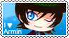 Armin The Hatter chibi stamp (version 2) by Ittichy