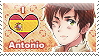 APH: I love Antonio Stamp by Chibikaede