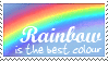 Rainbow Colour stamp by Blue-Dragon22