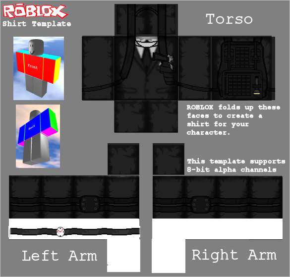 roblox secret agent corps uniform shirt by iDa by iDarkenedLogic on ...