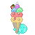 Quintuple Flavord Ice Cream Avatar/Emoticon | FREE
