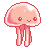 FREE Jellyfish Icon (Pink) by koffeelam