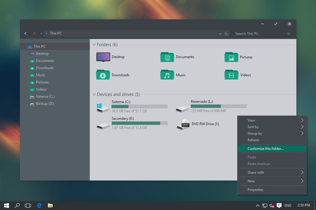 Ades Theme for Win10