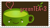 greenTEA stamp by KatiBear