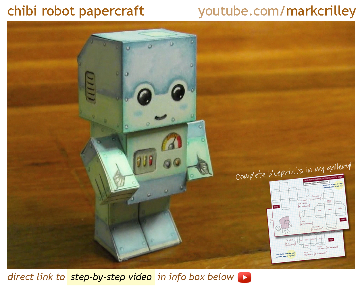Chibi Robot Papercraft by markcrilley on DeviantArt
