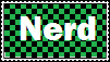 Nerd Checkered Stamp by StrawberryJuicie