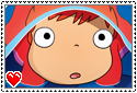 Ponyo stamp by Mochi--Pon