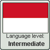 Indonesian language level INTERMEDIATE by animeXcaso